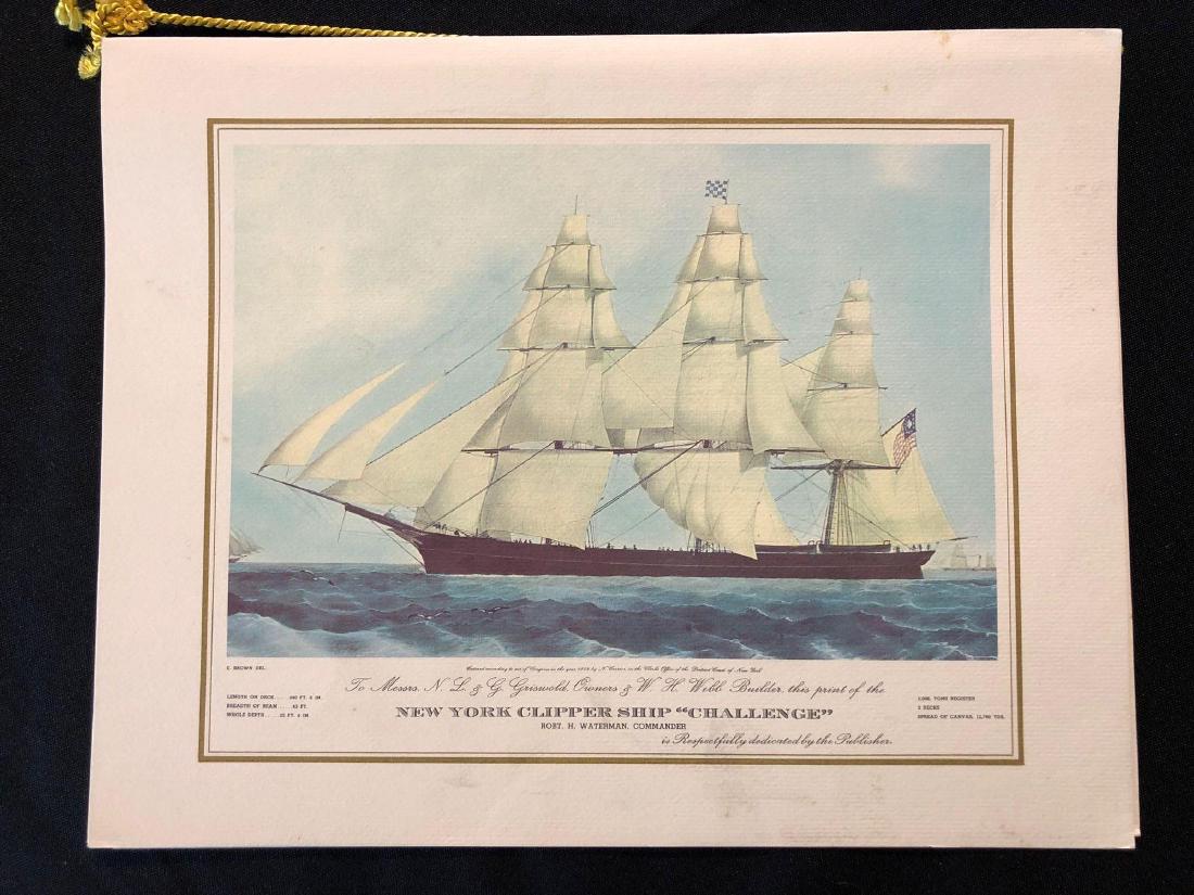 Pan Am 1960's First Class Menu "Challenge" (1 of 4)