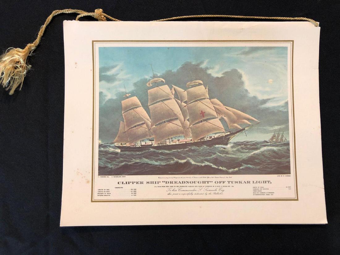 Pan Am 1960's First Class Menu "Dreadnought" (1 of 4)