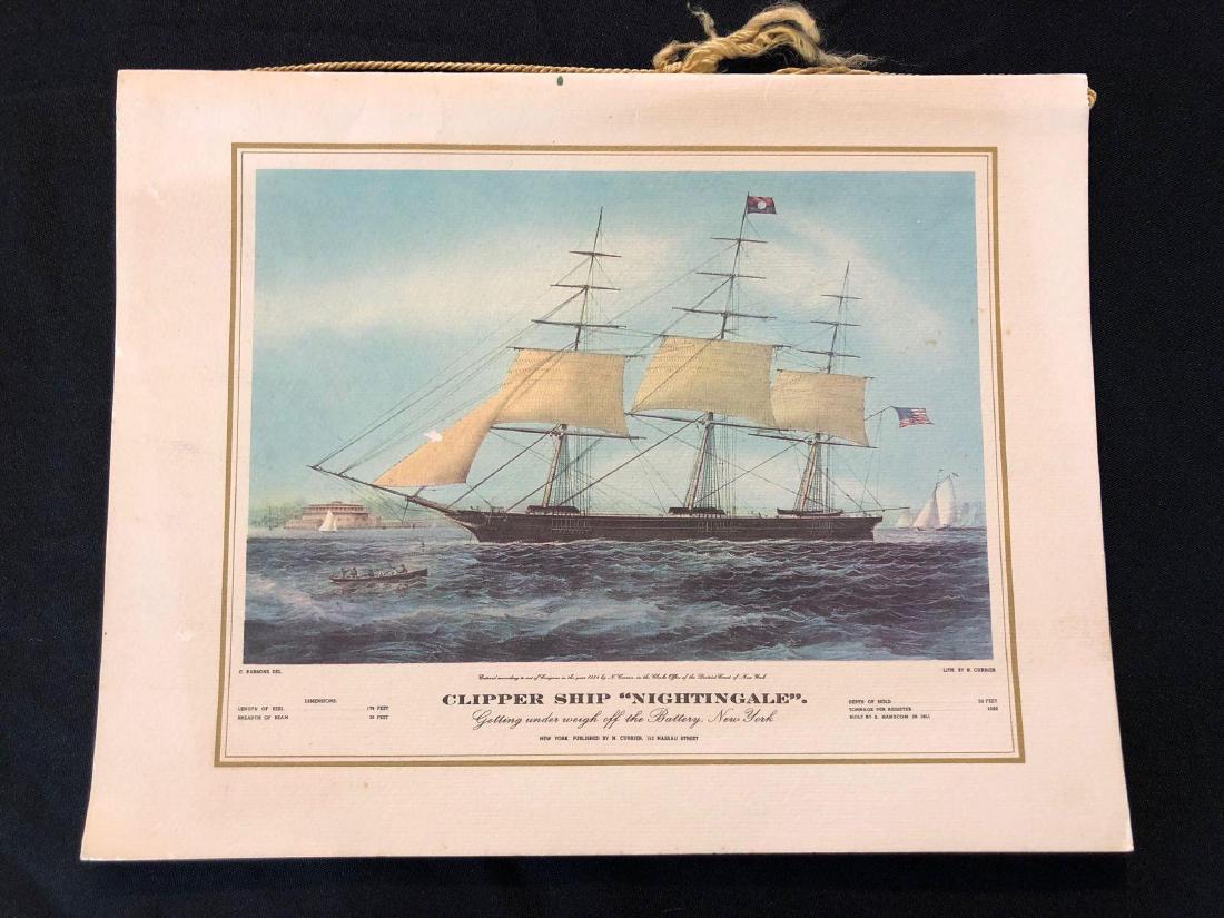 Pan Am 1960's First Class Menu "Nightingale" (1 of 4)