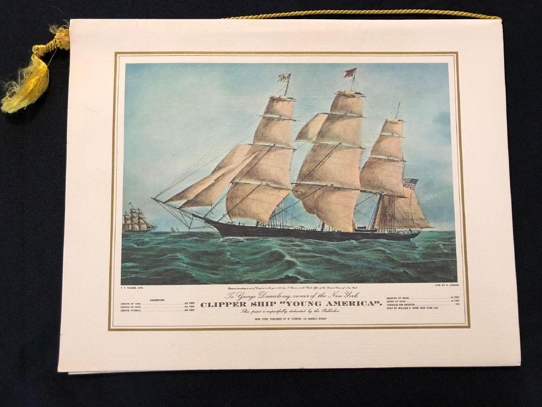 Pan Am 1960's First Class Menu "Young America" (1 of 4)