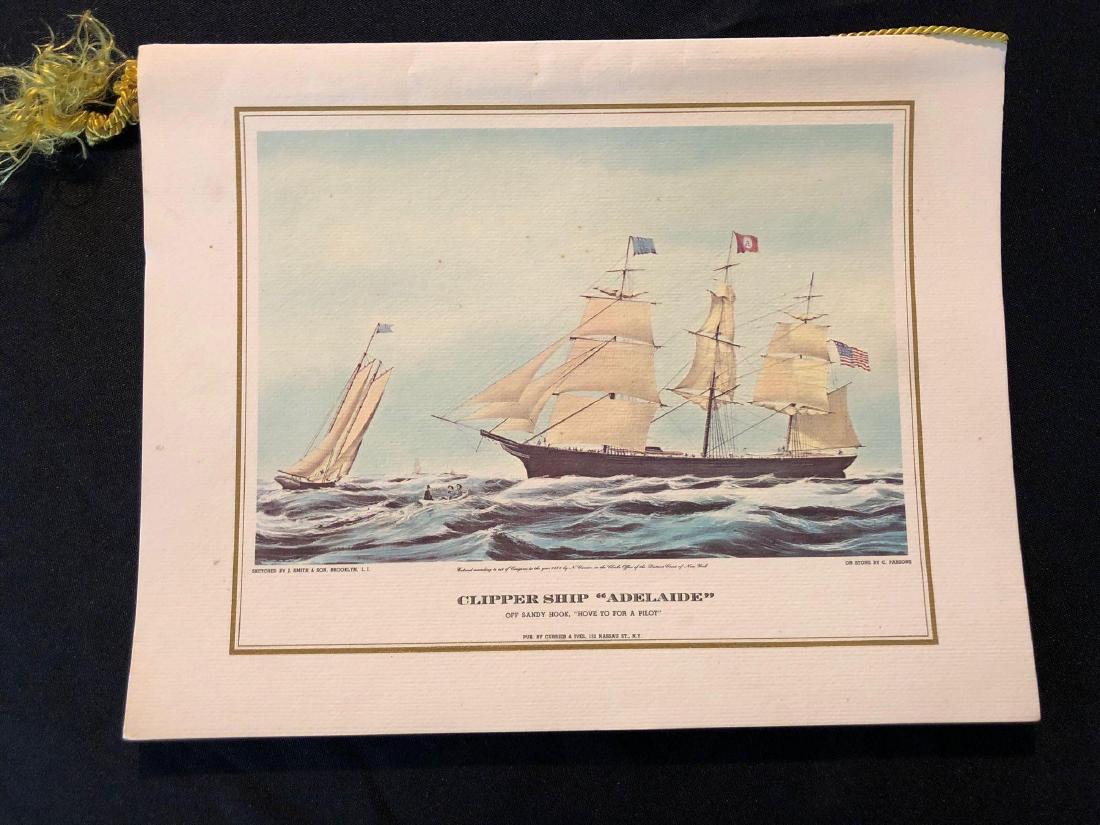 Pan Am 1960's First Class Menu "Adelaide" (1 of 4)