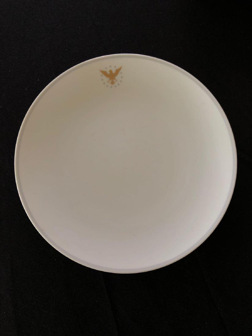 Pan Am Presidents Luncheon Plate Grey Band: Pan Am Presidents Luncheon Plate Grey Band. Noritake China. 