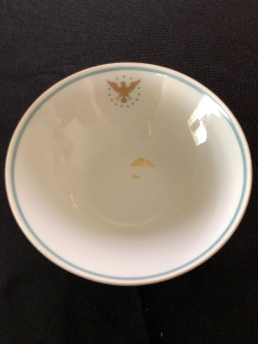 Pan Am Presidents Fruit / Dessert Bowl Green Band: Pan Am Presidents Fruit / Dessert Bowl, Green Band. Noritake China.