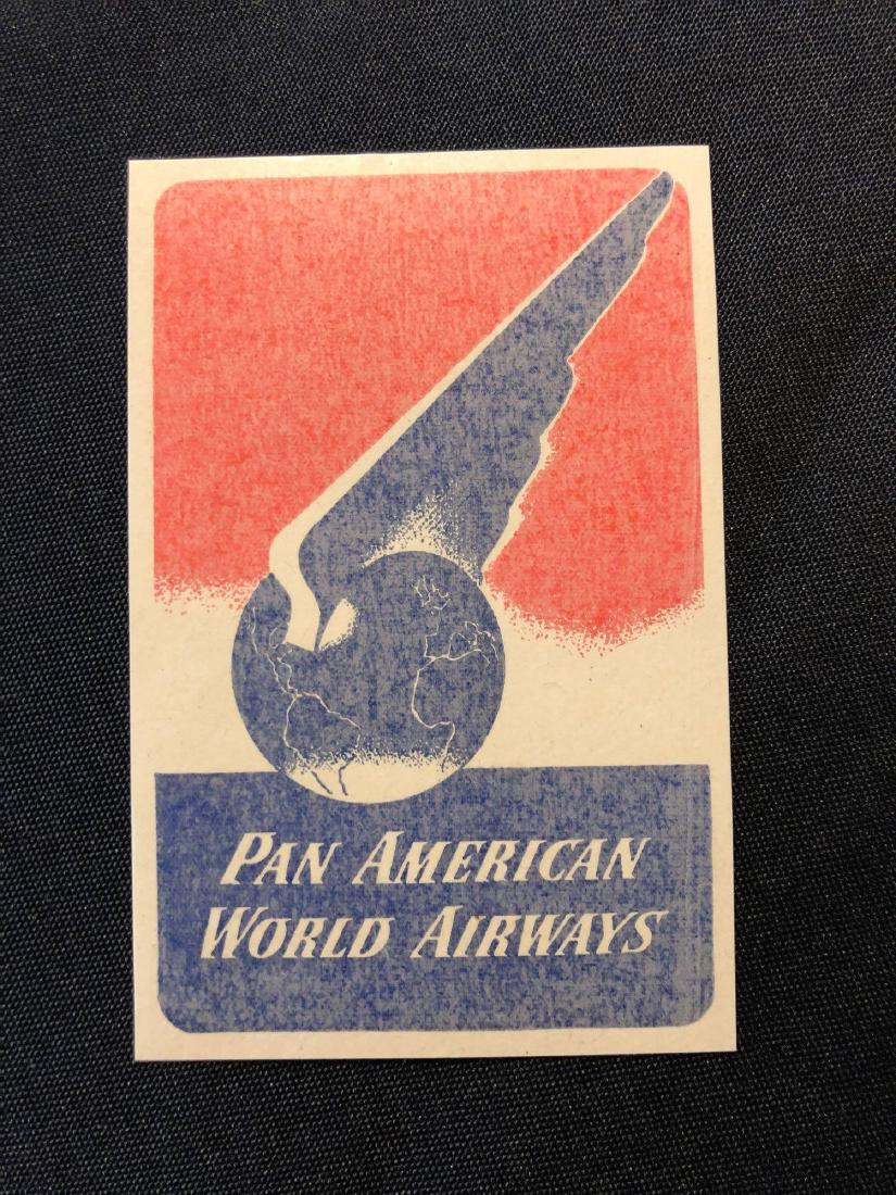 Pan American Airlines 1940's Luggage Sticker / Decal /: Pan American Airlines 1940's Sticker / Decal / Luggage Label