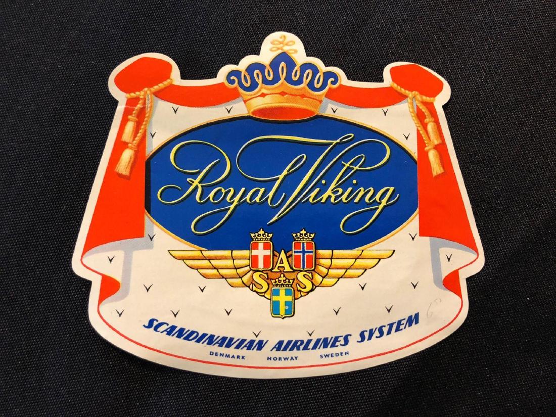 Scandinavian Airlines System Sticker / Decal / Luggage (1 of 3)