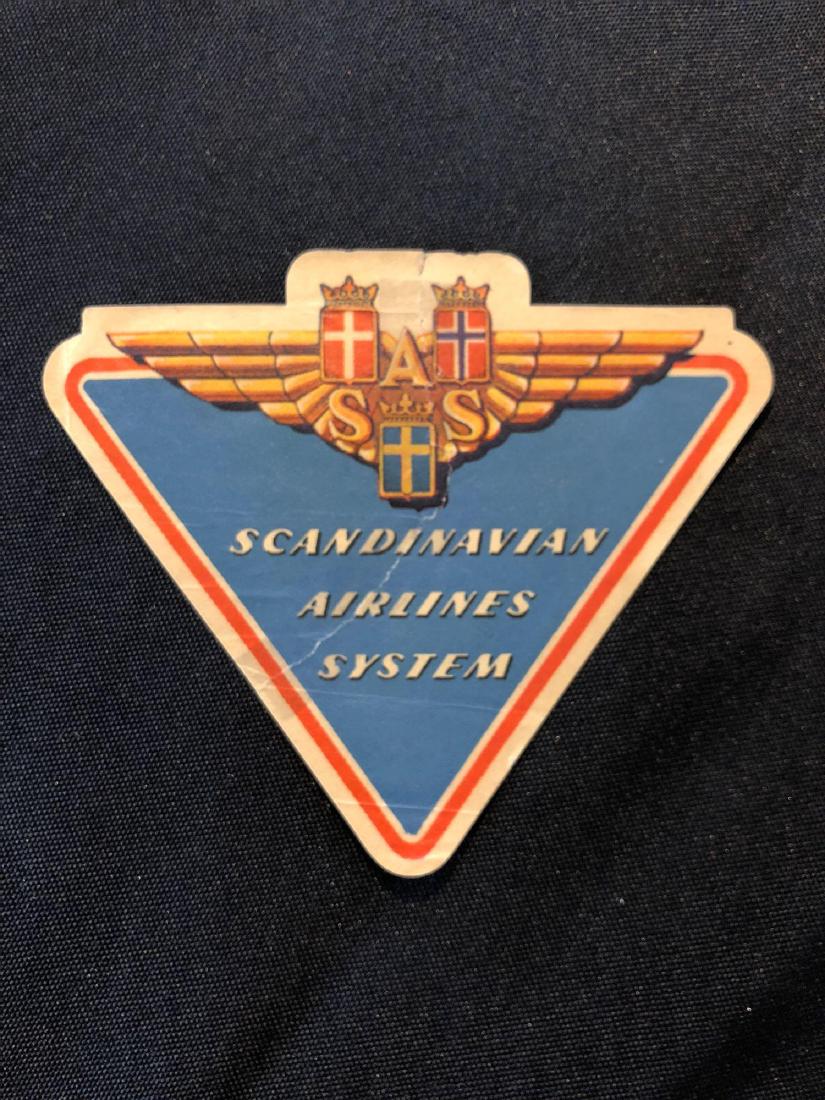 Scandinavian Airlines System Sticker / Decal / Luggage (1 of 3)