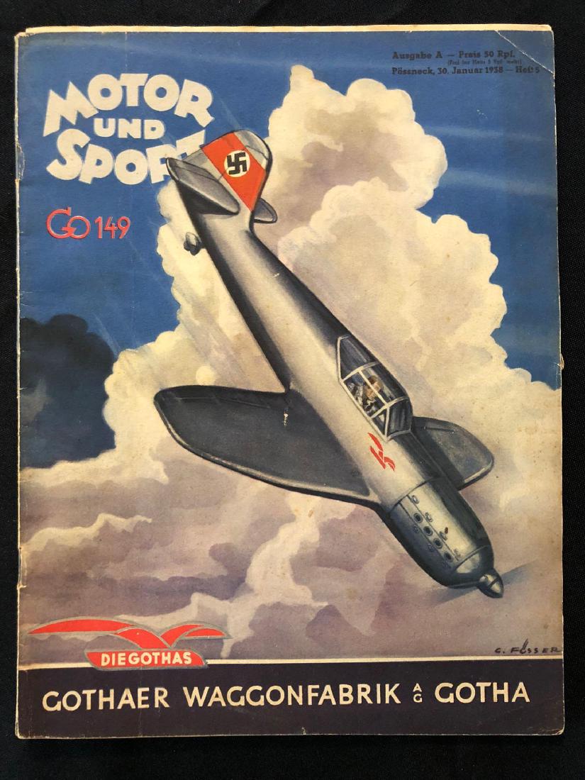 Die Gothas Motor Und Sport 1938 Magazine (1 of 6)