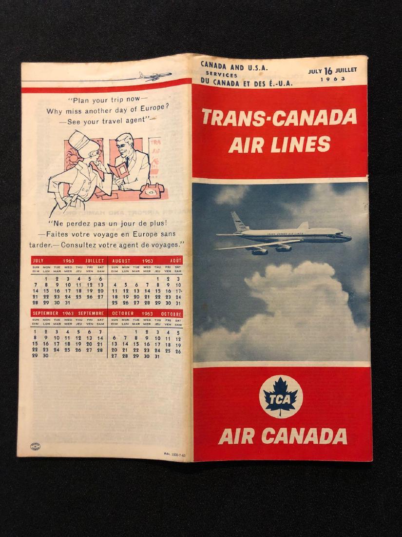 Air Canada System Timetable 7/16/63 (1 of 5)