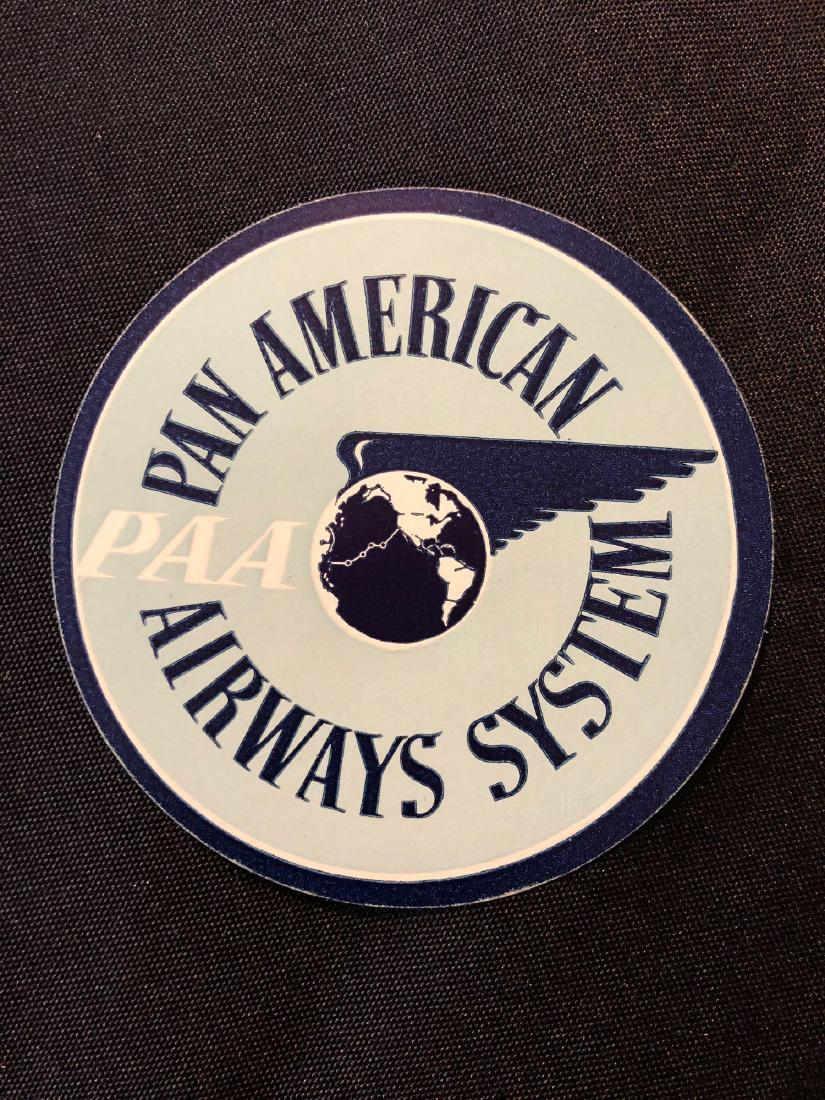 Pan American Airways System PAA Sticker / Decal / Lugga (1 of 3)