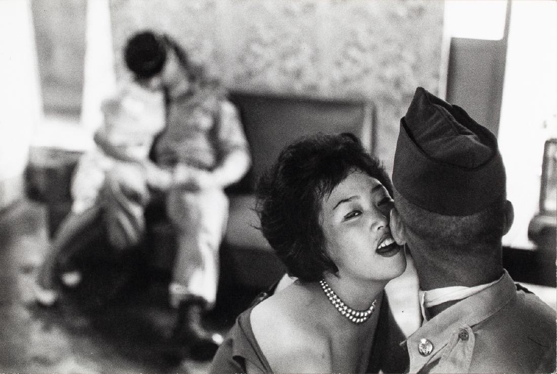 RENÉ BURRI (1933–2014) *: Tae Song Dong, 1961 Vintage silver print 16,8 x 25,1 cm Photographer's agency stamp and several handwritten notations (by the photographer) in ink and pencil on the reverse LITERATURE: René Burri, On