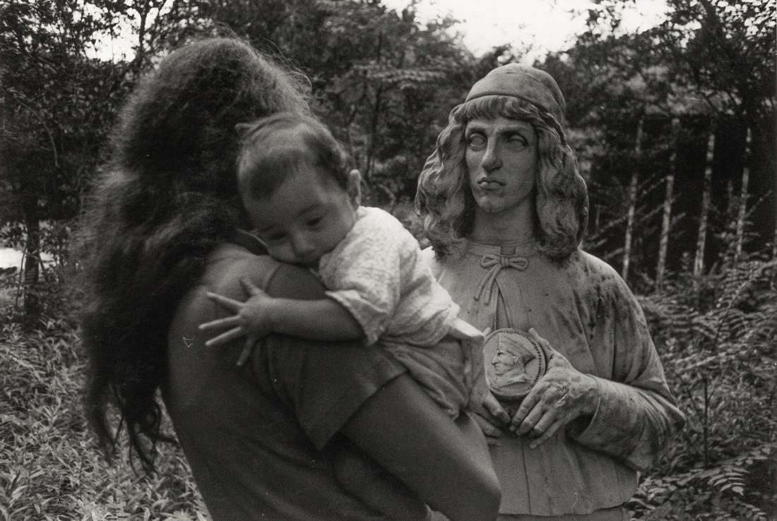 ROBERT FRANK (1924–2019) Mary and Andrea, from (‘The: Gelatin silver print, printed in the 1960s 20,2 x 29,7 cm Signed by the photographer in ink on the reverse, photographer's archive stamp on the reverse LITERATURE Robert Frank, The Lines of my Hand, T