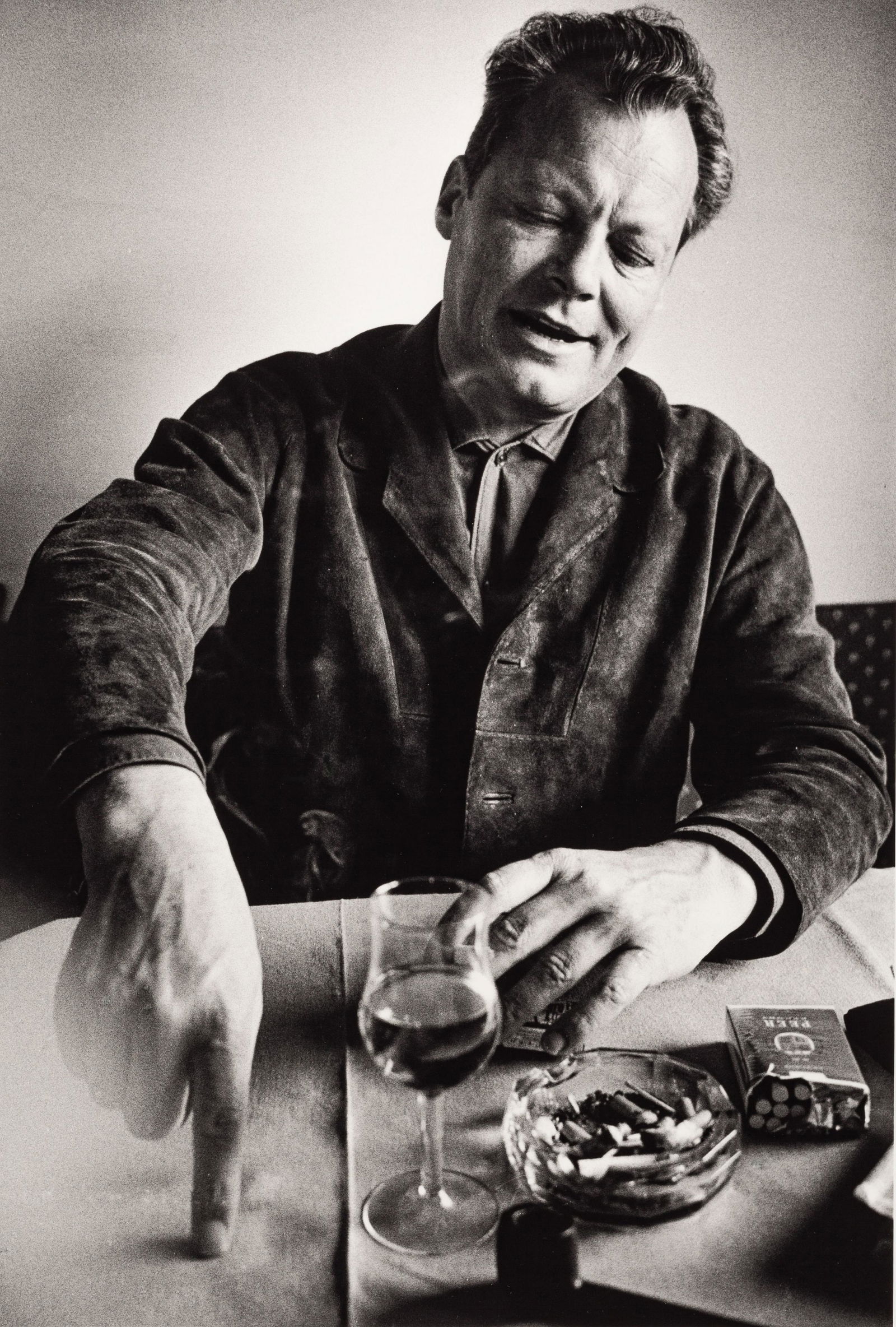 WILL MCBRIDE (1931–2015): WILL MCBRIDE (1931–2015)Willy Brandt, 1962Gelatin silver print, printed in the 1990s 38 x 25,8 cm Signed and annotated by the photographer in pencil on the reverse The snapshot of the German pol