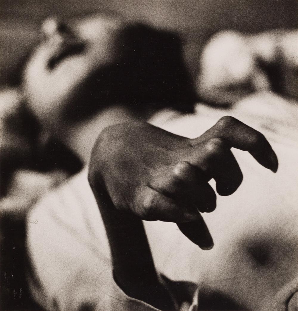 W. EUGENE SMITH (1918–1978): W. EUGENE SMITH (1918–1978) | ‘Iwazo Funaba's crippled hand’, Minamata, Japan 1972 | Vintage silver print | 20,6 x 19,7 cm | Photographer's distribution stamp and press stamp on the