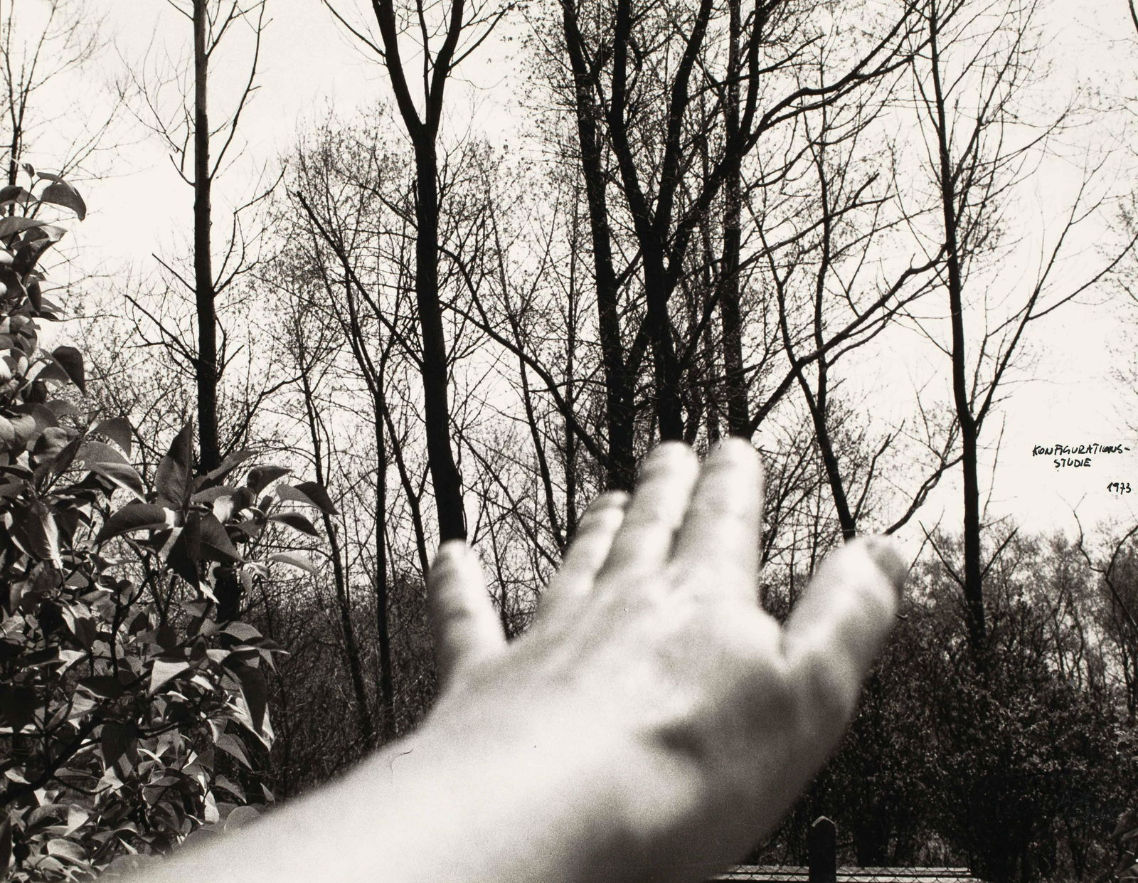 VALIE EXPORT (* 1940): VALIE EXPORT (* 1940) | ‘Konfigurationsstudie’, 1973 | RC vintage silver print, 30,2 x 40,2 cm Signed by the artist in ink and oval “VALIE EXPORT” stamp in the image lower righ