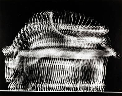 GJON MILI (1904&#8211;1984): GJON MILI (1904&#8211;1984) | Movement Study Nora Kaye, New York 1947 | Gelatin silver print, printed in the 1980s on double-weight semi-matte paper, in perfect condition 19 x 24,1 cm &#8220;Life&#822