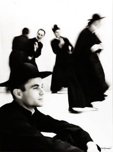 MARIO GIACOMELLI (1925–2000): MARIO GIACOMELLI (1925–2000) | Pretini (Dancing priests), Senigallia c. 1961 | Gelatin silver print, printed in the 1980s on double-weight semi-matte paper, in perfect condition From the series