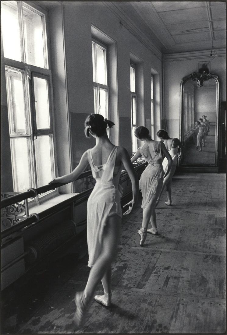 CORNELL CAPA (1918–2008): CORNELL CAPA (1918–2008)| Bolshoi Ballet School, Moscow, USSR 1958 Image Size: 56,8 x 38,4 cm English: Gelatin silver print, printed 1989 on double-weight semi-matte paper 60,5 x 50,7 cm, in exc