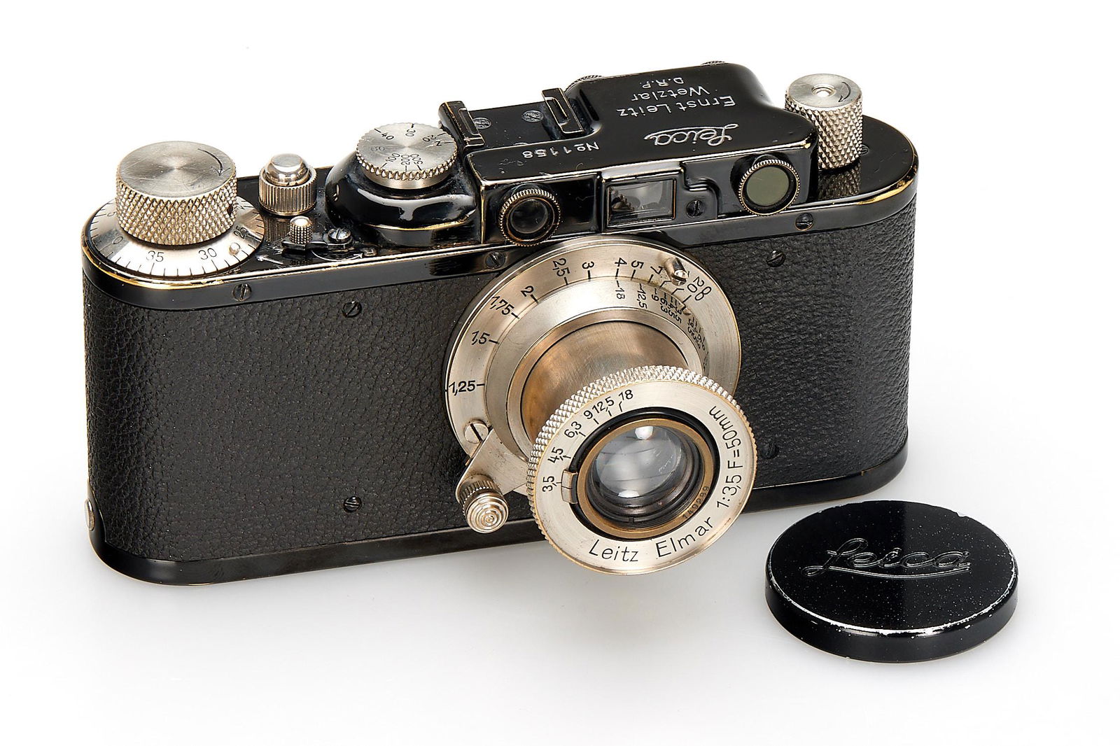 Leica II Mod. D Black/Nickel + Elmar 3.5/50mm (1 of 13)