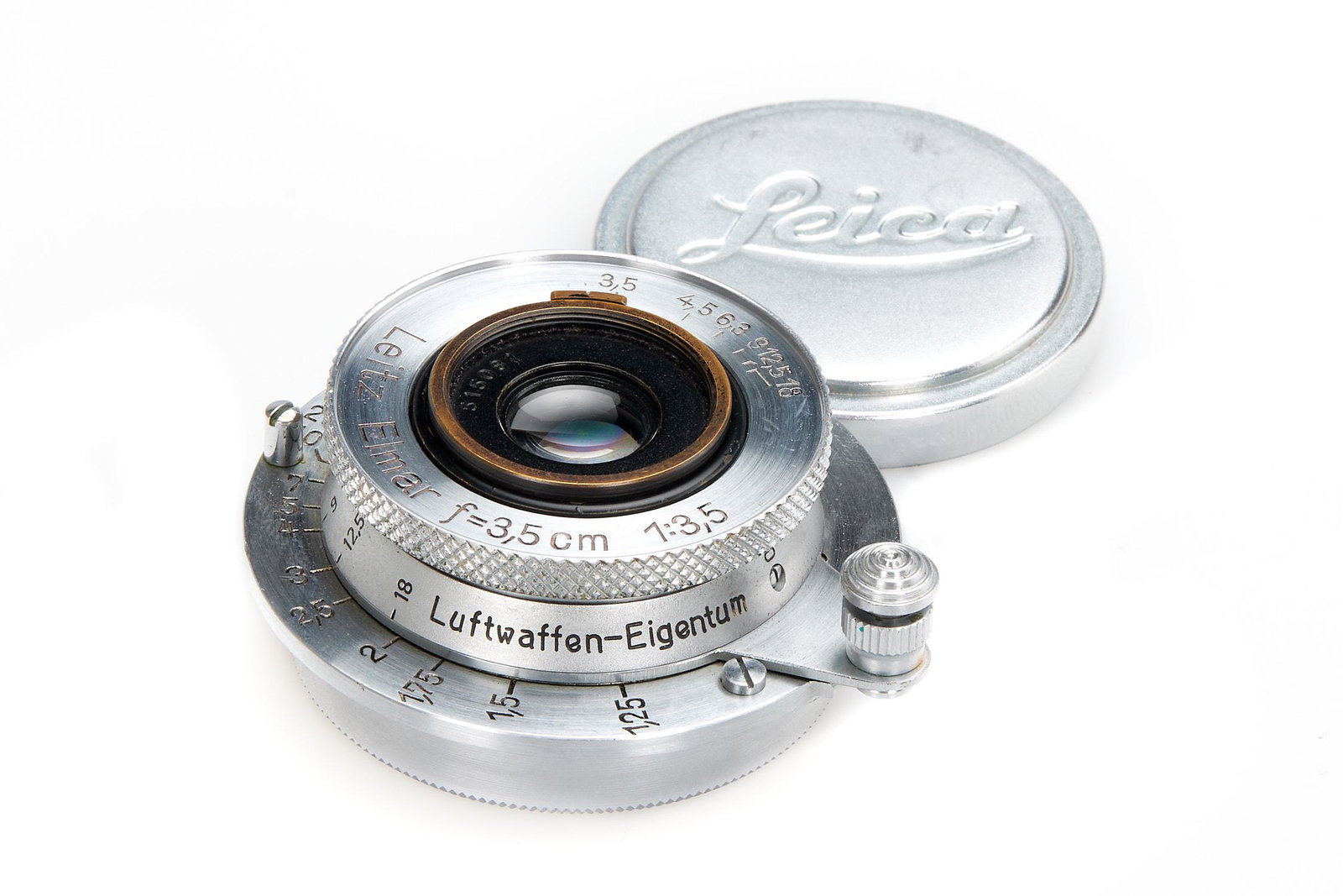 Leitz Elmar 3.5/3.5cm Luftwaffen-Eigentum (1 of 8)
