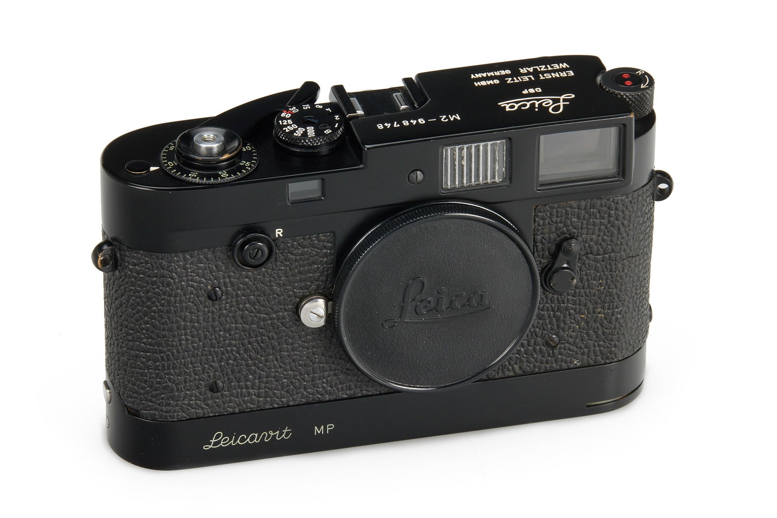 Leica M2 Black Paint Button Rewind + Leicavit MP (1 of 11)
