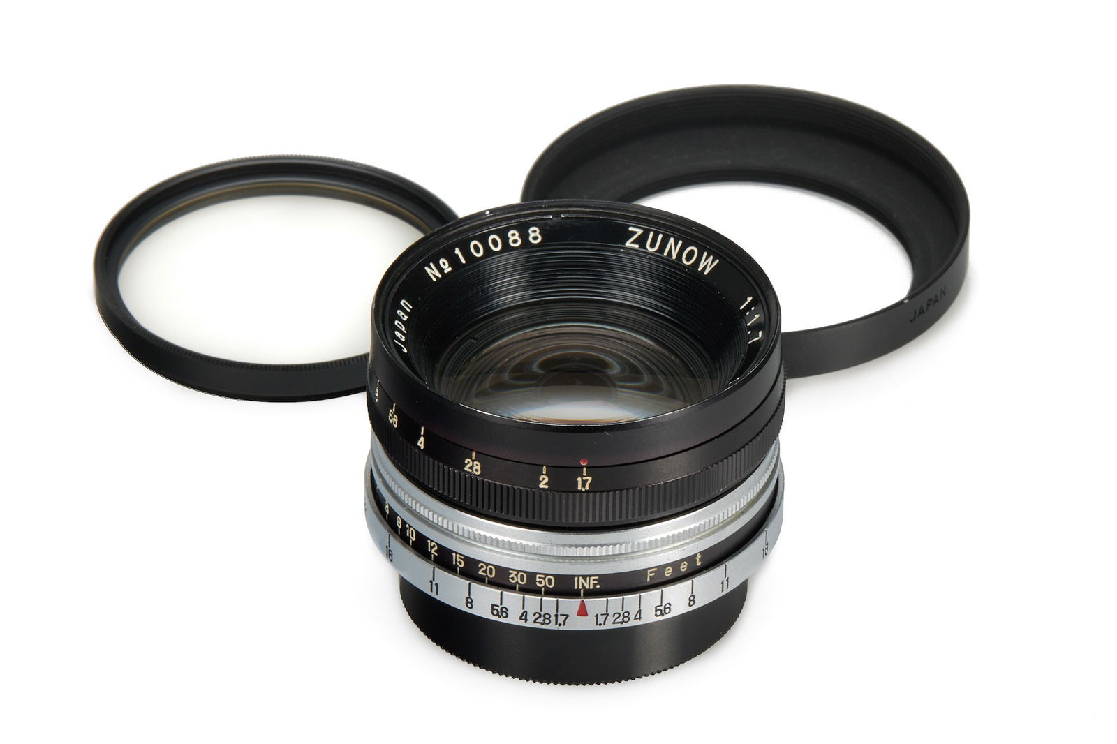 A Zunow Opt. Zunow F/1.9 50mm Lens,