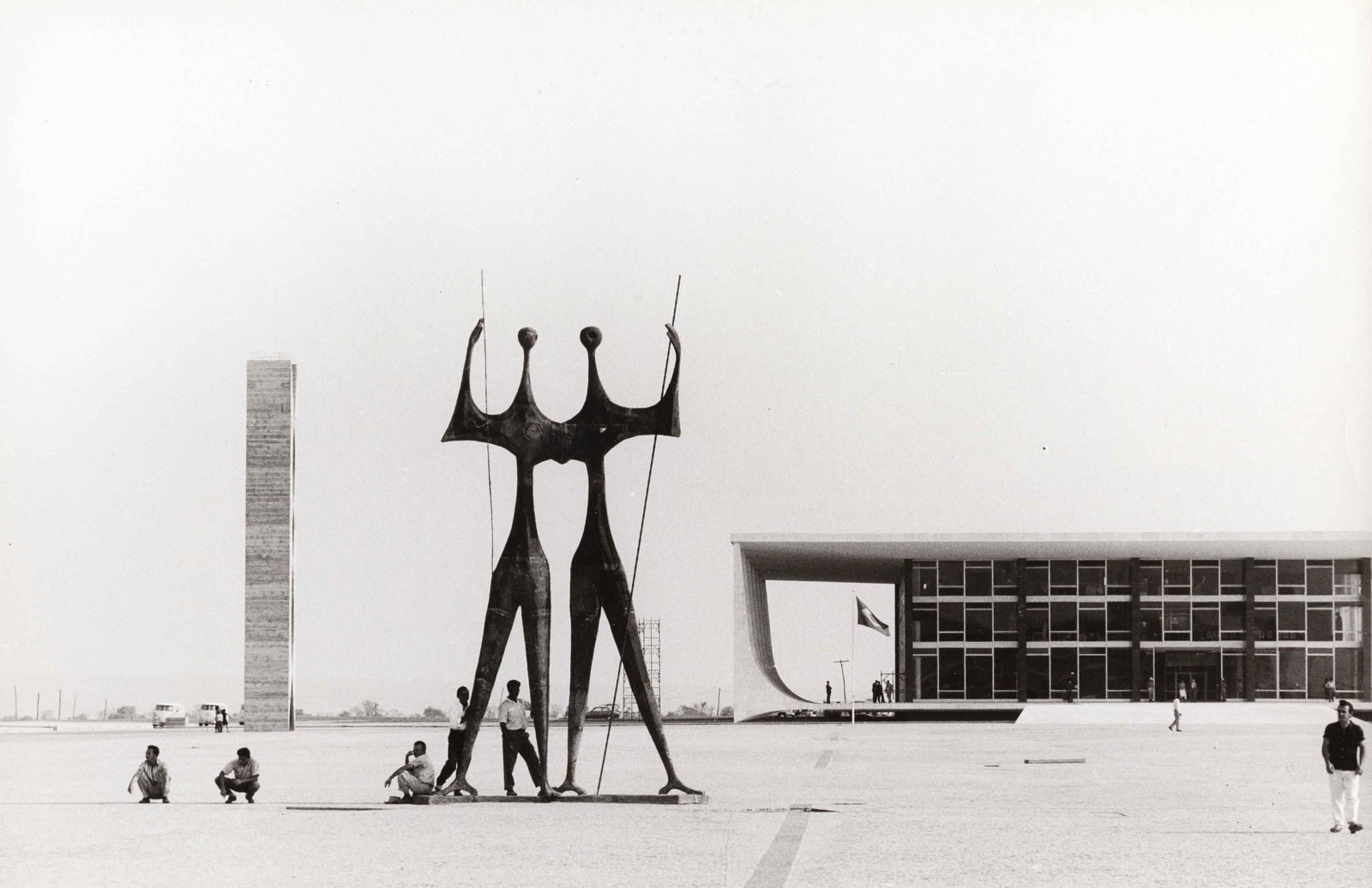 GORDIAN TROELLER (1917–2003) | Bruno Giorgi's sculpture Os Candangos, Brasilia, 1962 (1 of 1)