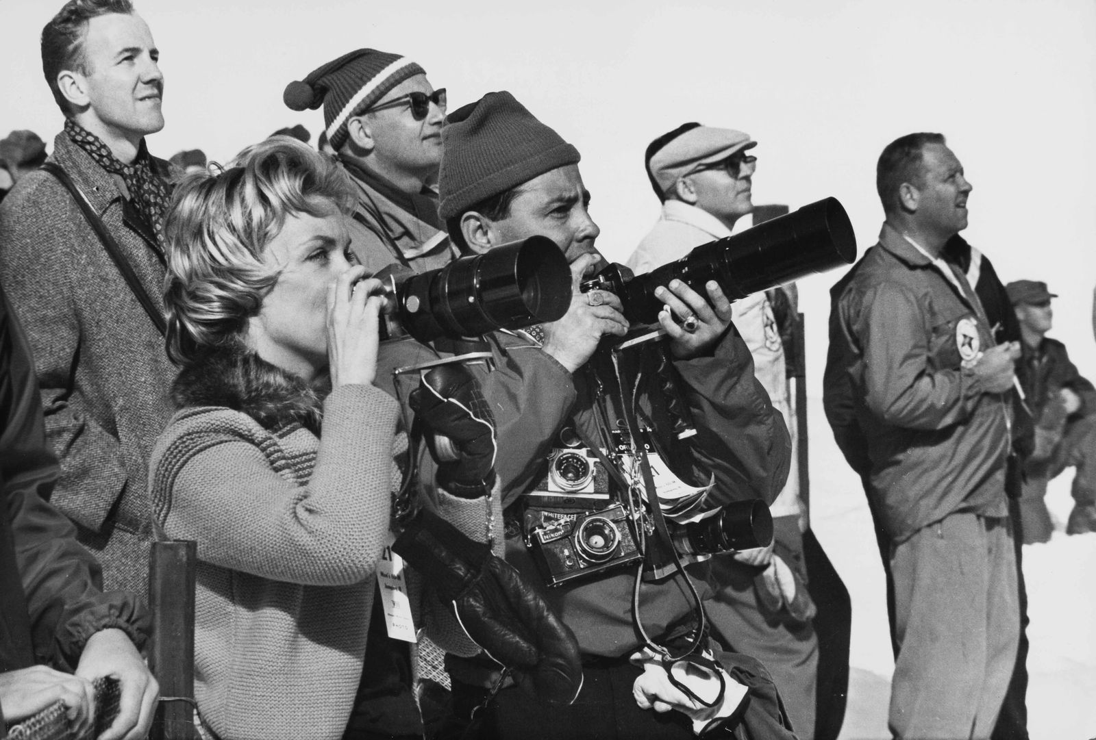 MARIE-CLAIRE | Olympia Innsbruck, 1976: Vintage print, 20 x 30 cm, stamped