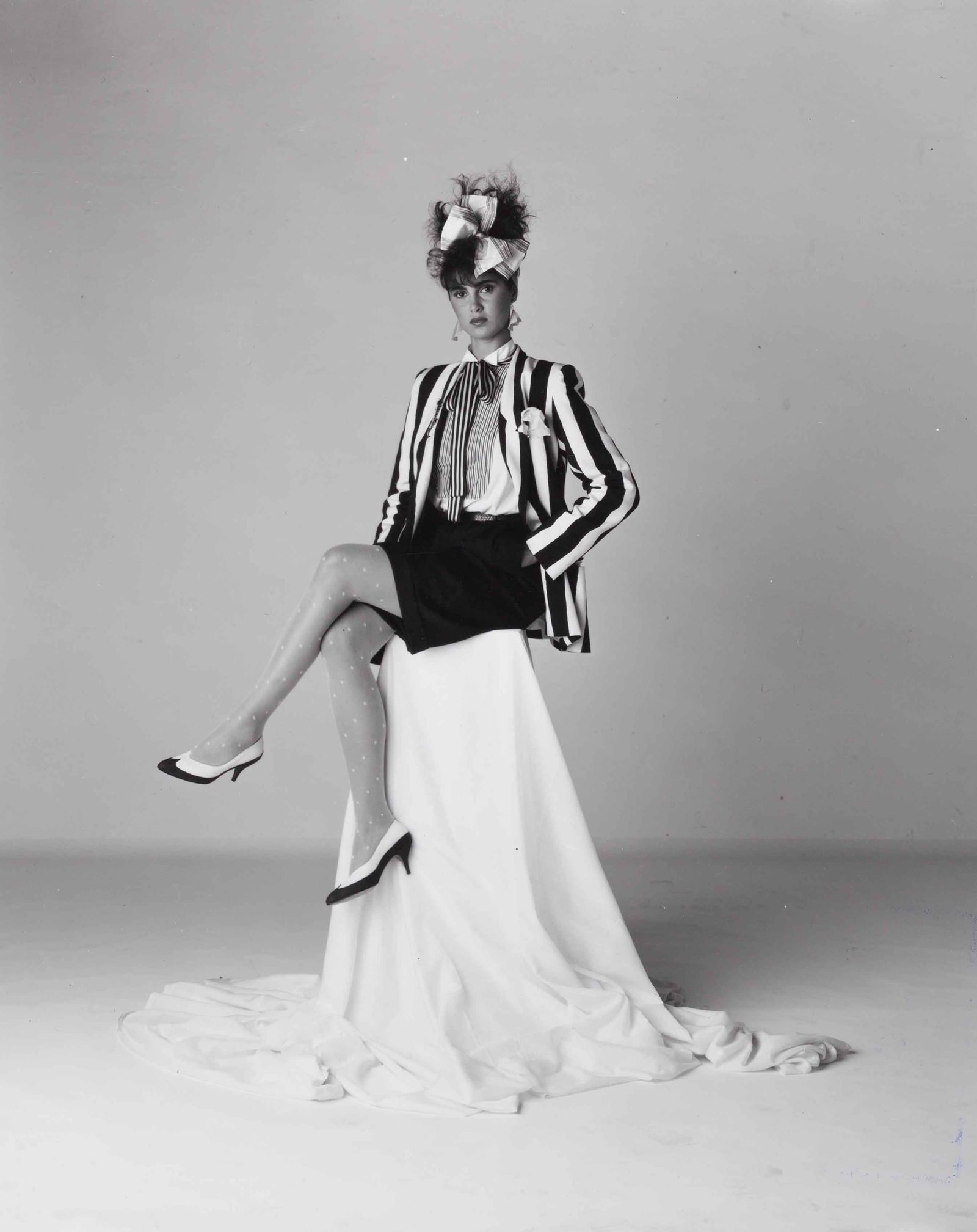 OLIVIERO TOSCANI (1942–2025) | Fashion from Charvet, Paris, 1981: Vintage print, 25 x 20 cm, stamped