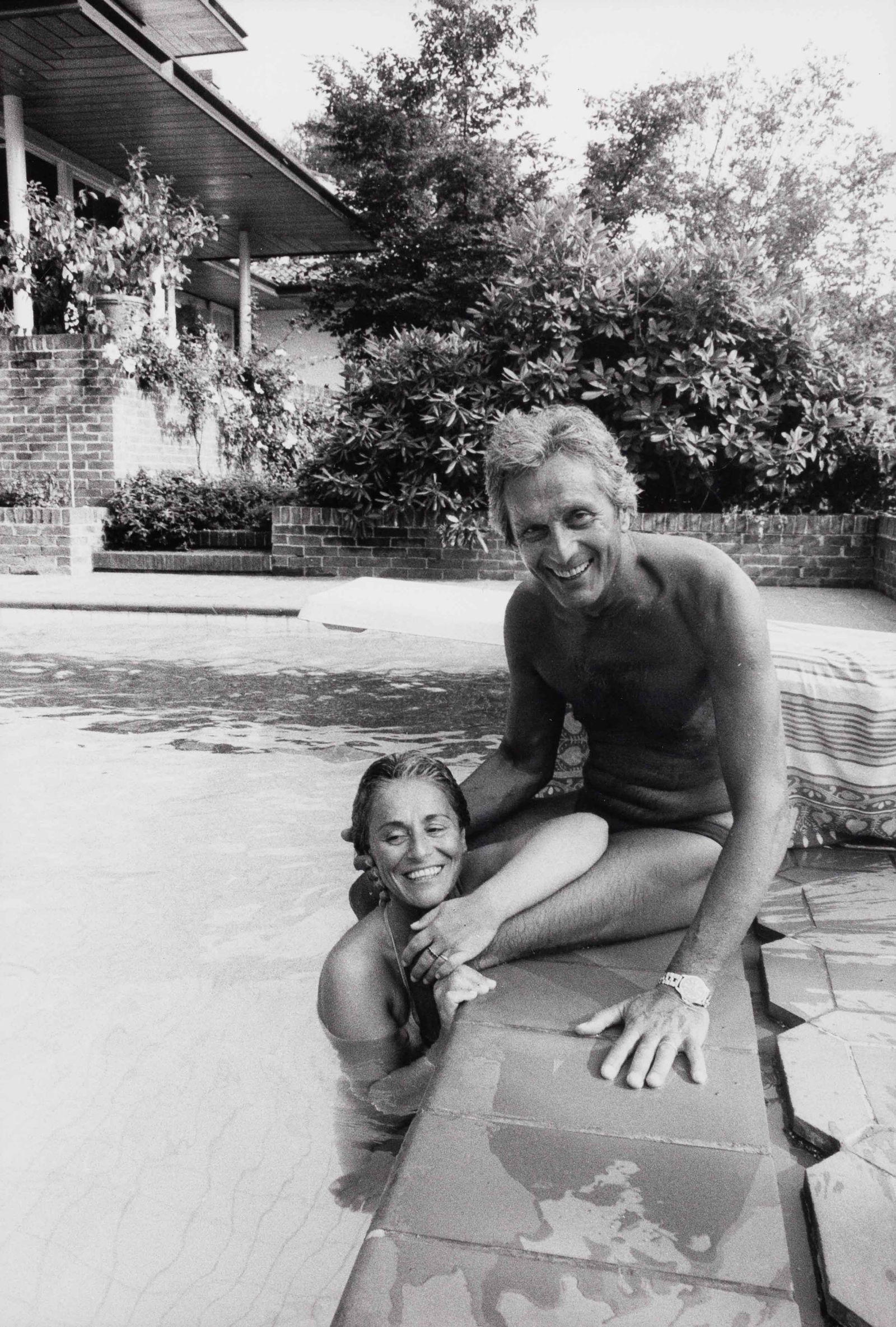 VOLKER KRÄMER | Fashion Show Milano, Rosita & Ottavio Missoni, 1980: Vintage print, 28 x 19 cm, stamped