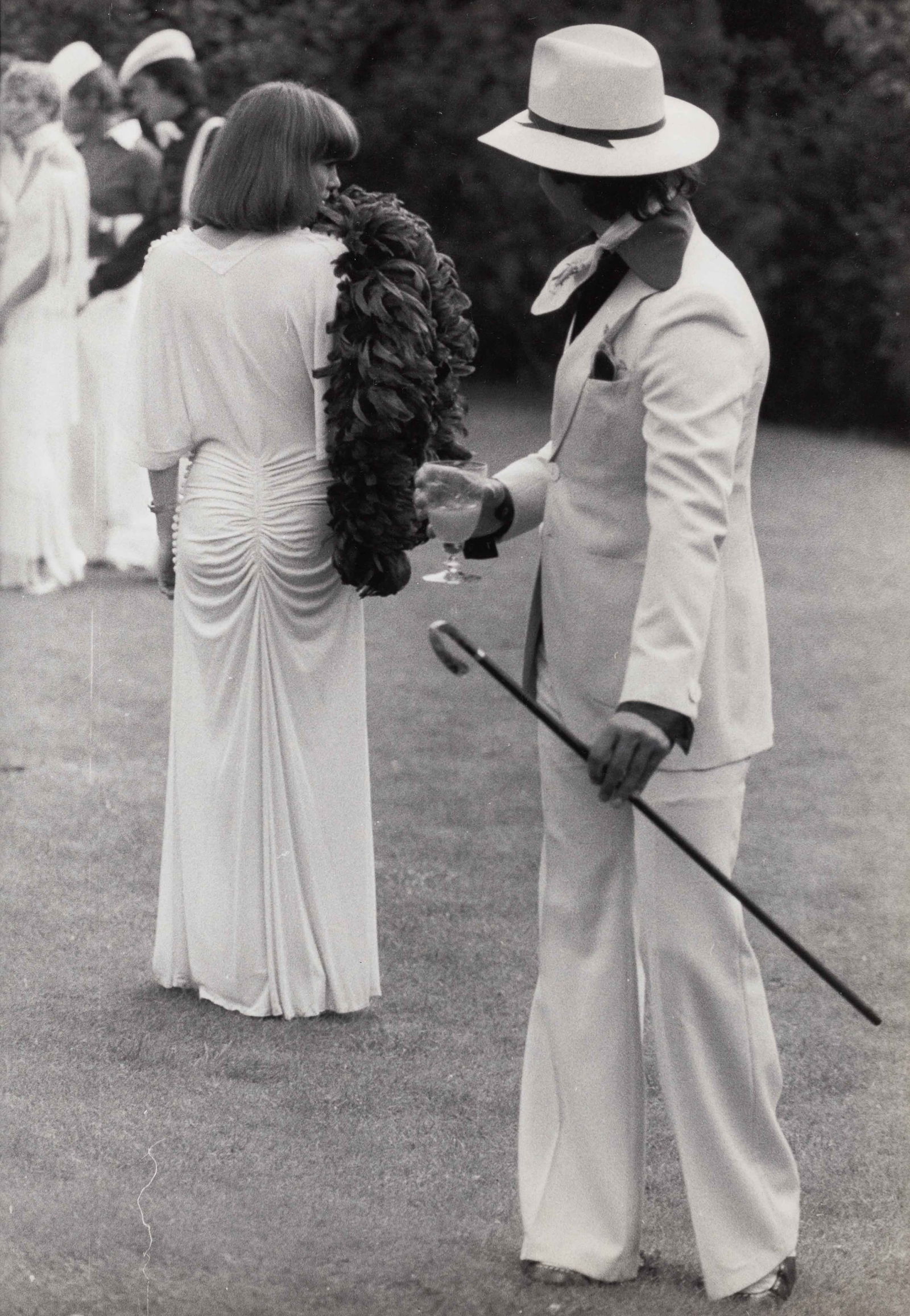 MICHAEL FRIEDEL (*1935) | Fashion, like in the film "The Great Gatsby", 1974: Vintage print, 30 x 22 cm, stamped