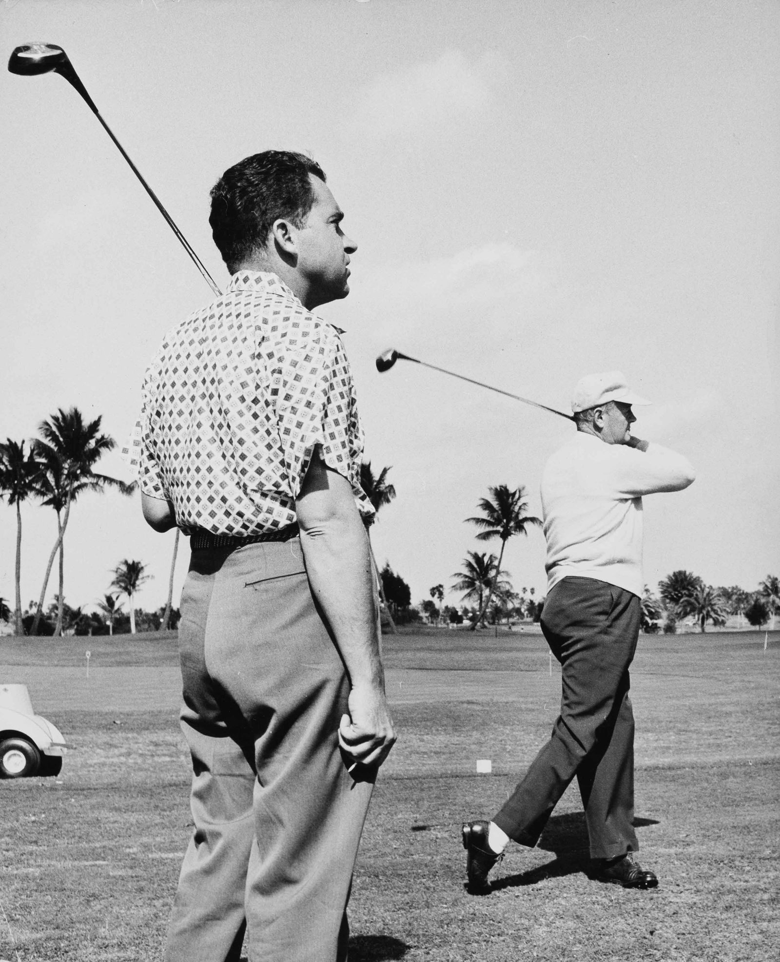 BOB EAST | Richard Nixon, John Knight, 1973: Vintage print, 25 x 21 cm, stamped