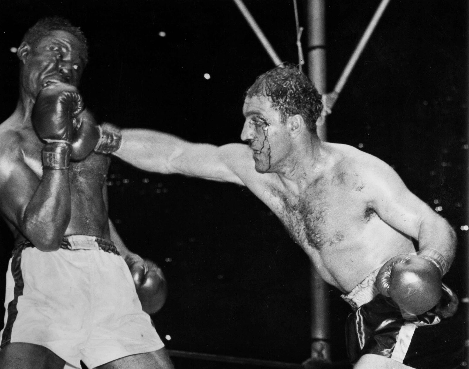 ASSOCIATED PRESS PHOTO | Rocky Marciano - Ezzard Charles, 1954 (1 of 1)
