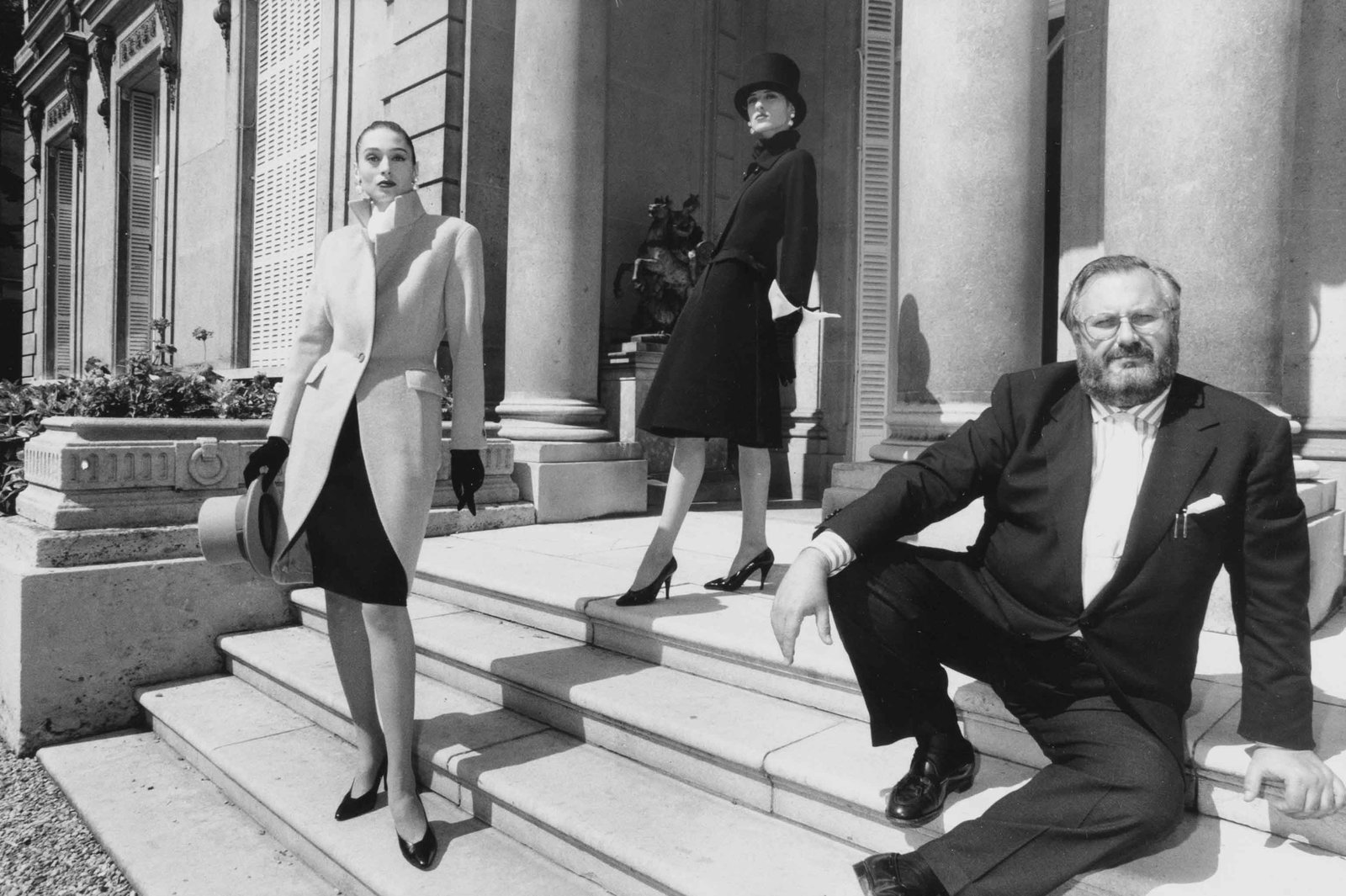 VOLKER HINZ (1947–2019) | Gianfranco Ferré, Dior, 1989: Vintage print, 17 x 24 cm, stamped