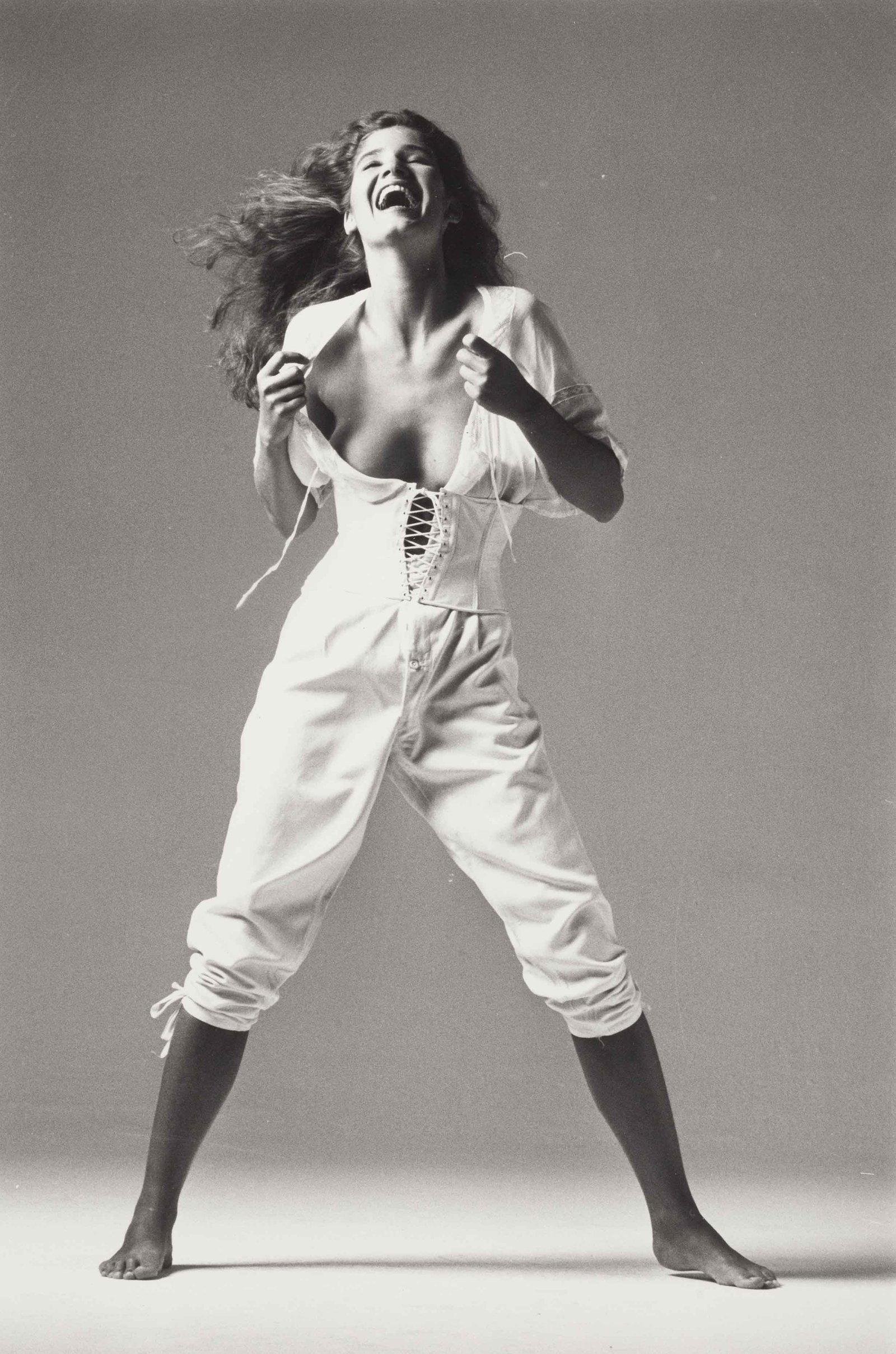 PETER LINDBERGH (1944–2019) | Fashion Kenzõ Takada, Paris, 1978: Vintage print, 29 x 20 cm, stamped