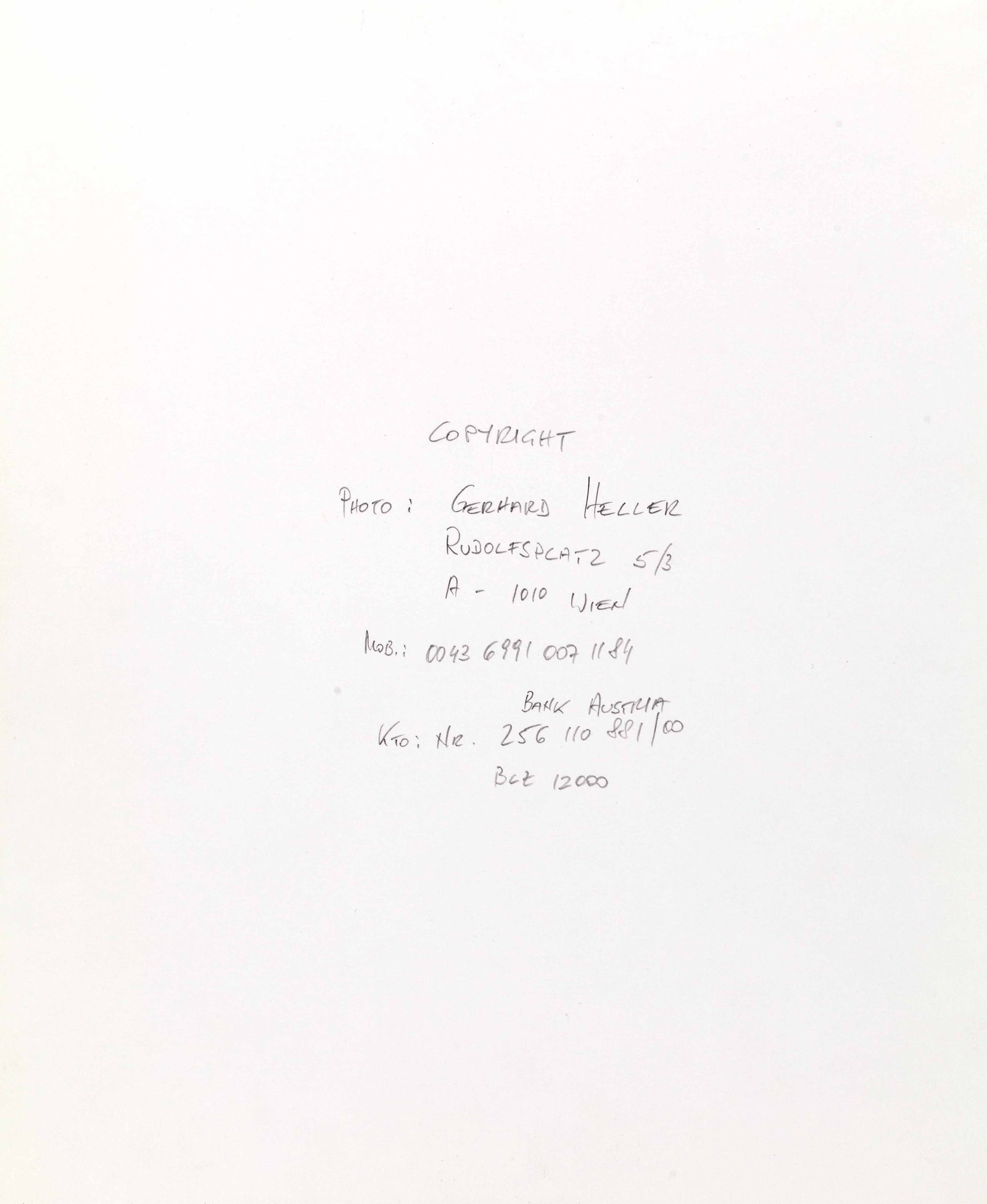 GERHARD HELLER (1947–2017) - 3