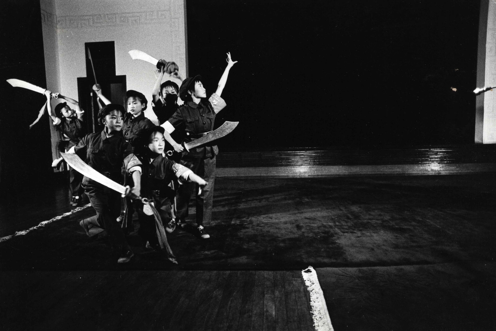 SEPP EBELSEDER | China, 1971: Vintage print, stamped, 20 x 30 cm Stern The People?s Republic of China. Grammar school in Beijing, pupils theatre.