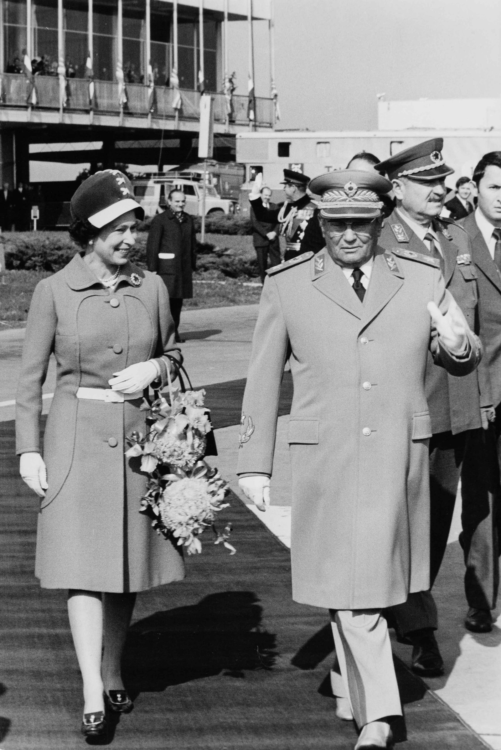 MICHEL LE TAC | Queen Elisabeth and Marshall Tito , 1972 (1 of 1)