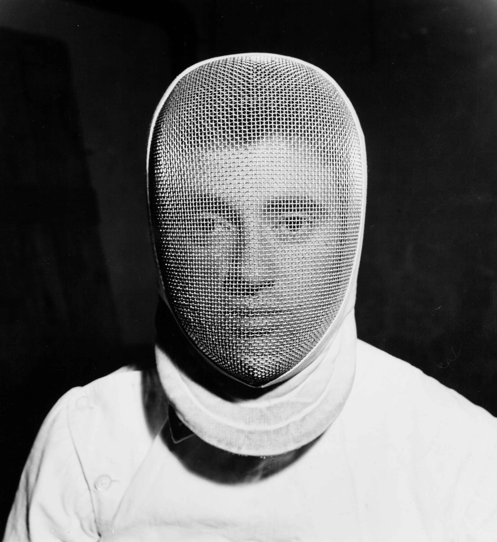 CHARLES COURRIÈRE | Olympic Games Rome, Fencing, 1960: Vintage print, stamped, 24 x 23 cm