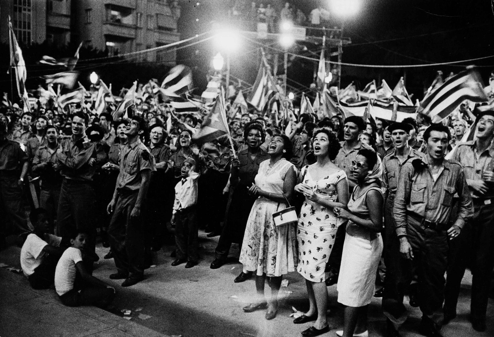 ROLF GILLHAUSEN | Crowd at Castro speech, Havana, Cuba, 1960 (1 of 1)