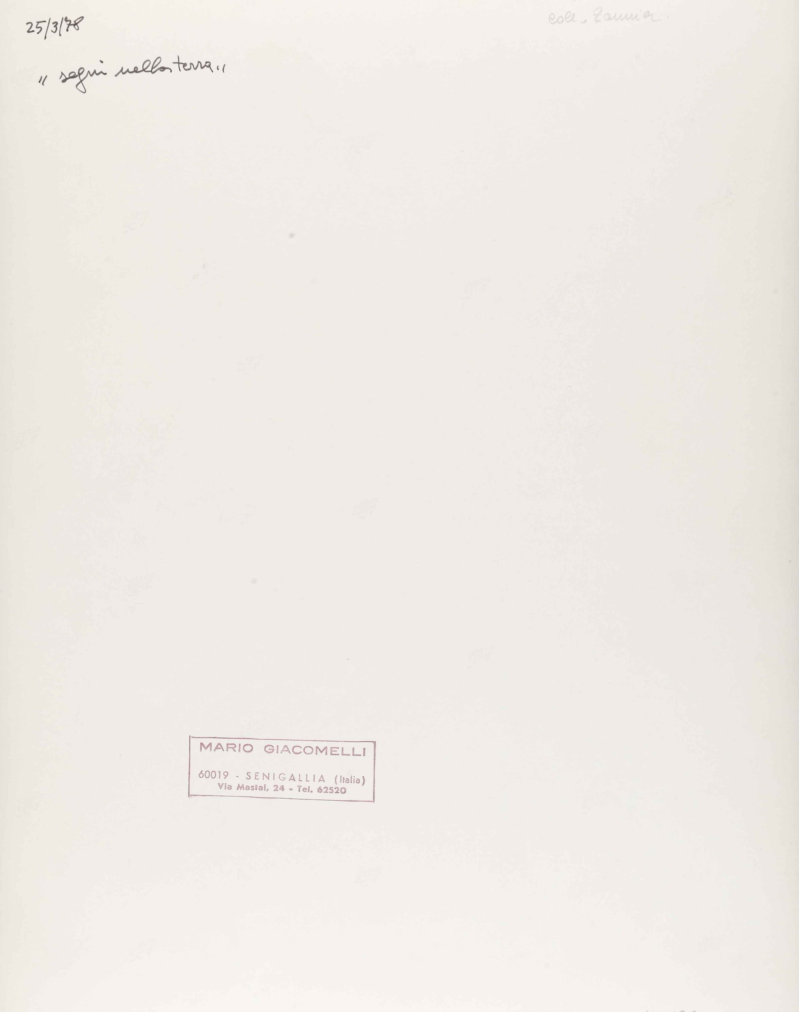 MARIO GIACOMELLI (1925–2000) - 2