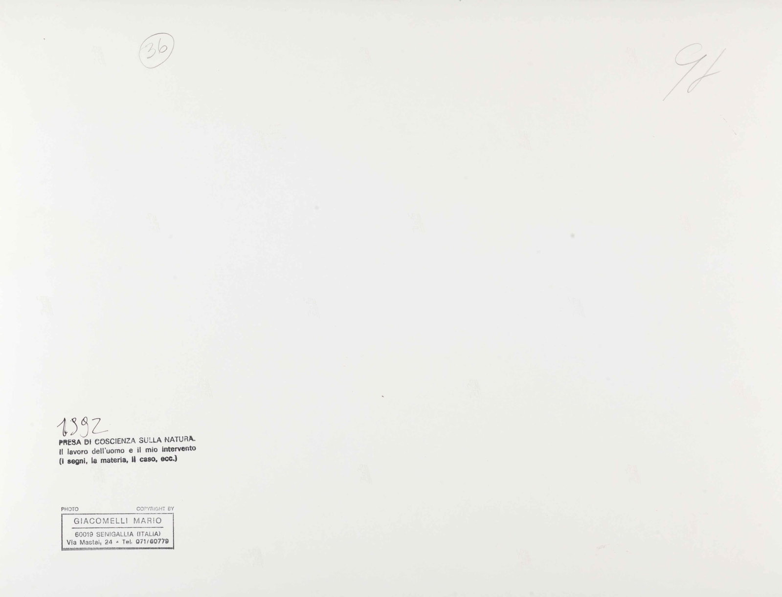 MARIO GIACOMELLI (1925–2000) - 2