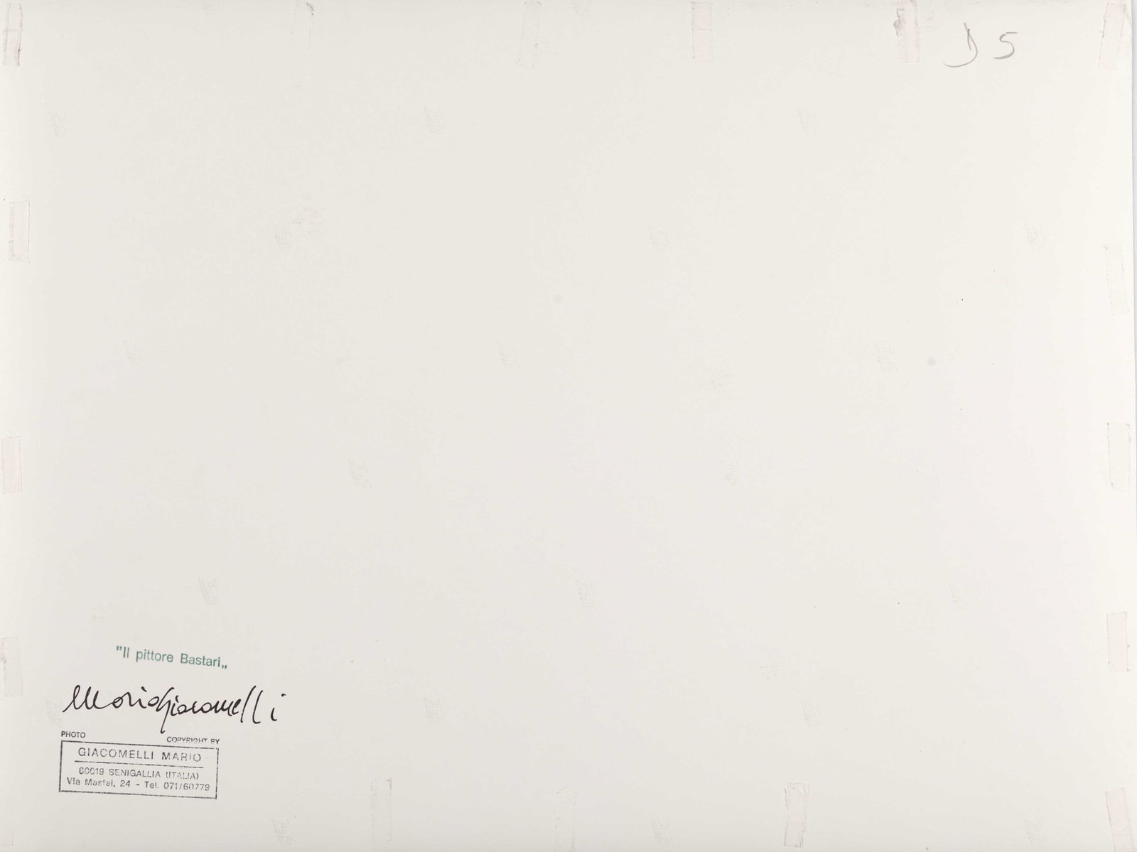 MARIO GIACOMELLI (1925–2000) - 2
