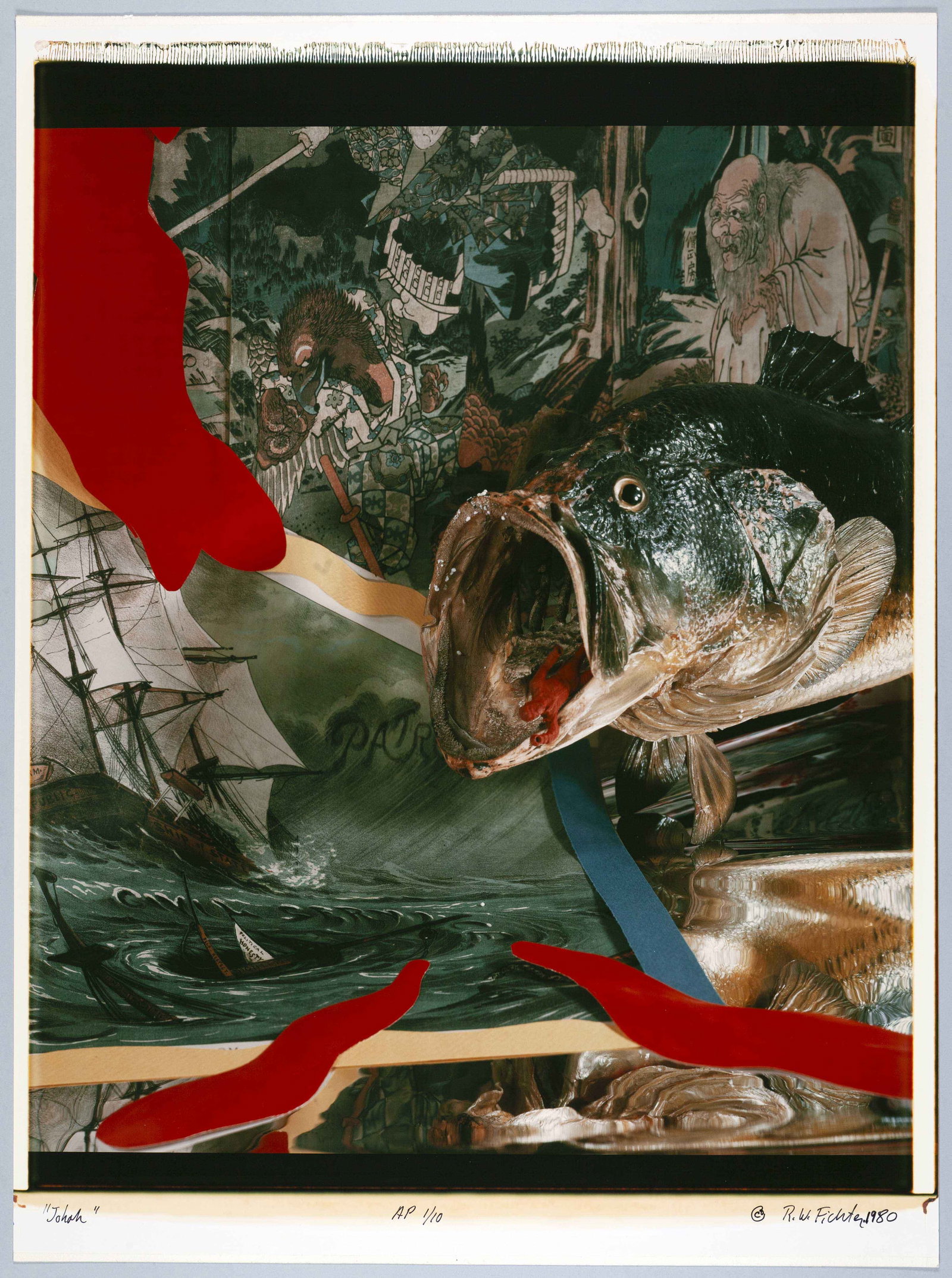 ROBERT FICHTER (1939–2023): ROBERT FICHTER (1939–2023) | 'Jonah', 1979 Image Size: c. 61 x 52 cm English Unique Polaroid Polacolor 20x24 inch, c. 74 x 55 cm, in excellent condition. Signed, dated, titled as well as