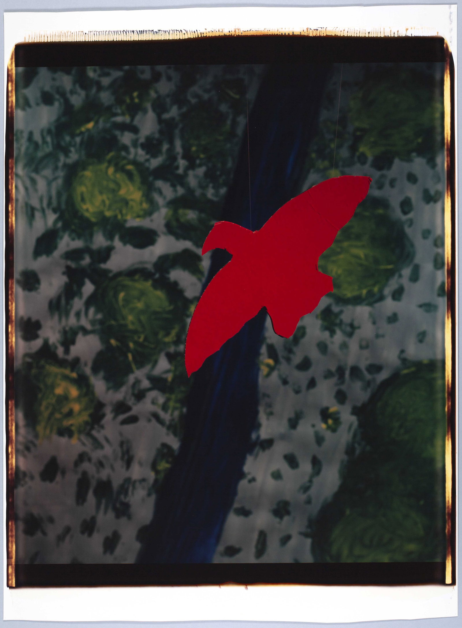 JOHN DIVOLA (*1949): JOHN DIVOLA (*1949) | Untitled, 1986 Image Size: c. 61.5 x 53 cm English Unique Polaroid Polacolor 20x24 inch, c. 75 x 56 cm, in excellent condition. Signed and dated with copyright note in black ink