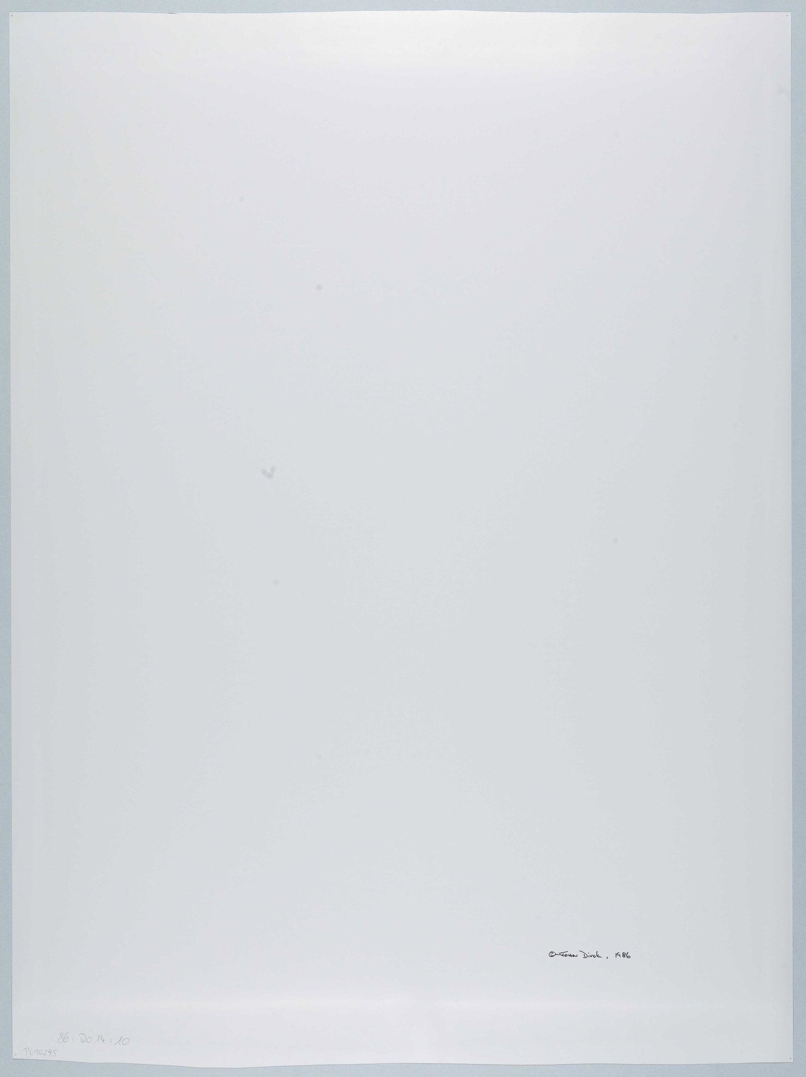JOHN DIVOLA (*1949) - 2
