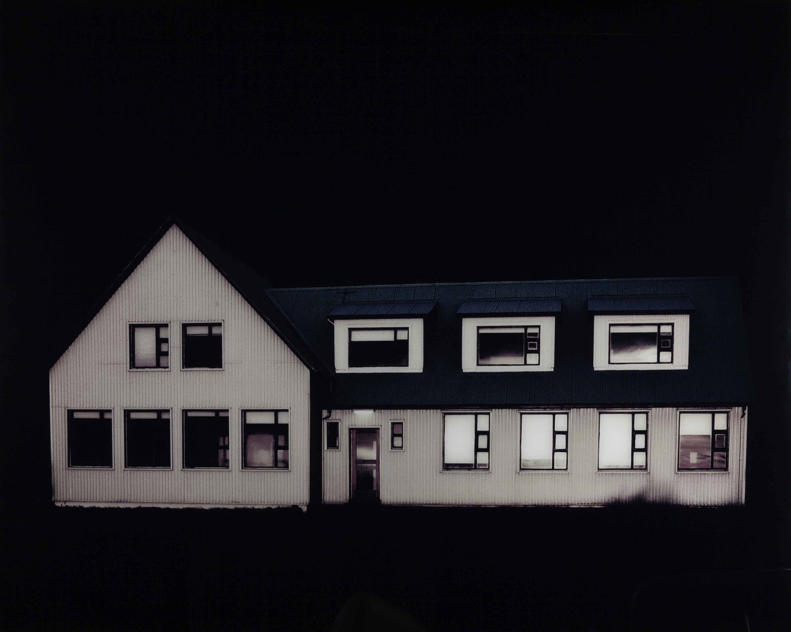 ANITA SCHMID (*1982): ANITA SCHMID (*1982) | 'Projektiver Basispunkt', Iceland 2013 Image Size: 80 x 100 cm English Chromogenic print, face-mounted with Diasec on aluminium, 80 x 100 cm, with hanging rails, in excellent