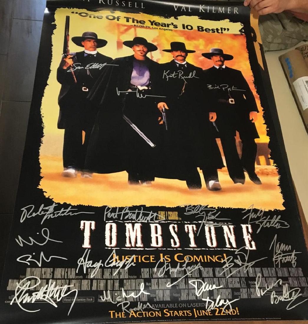 Tombstone Signed Movie Poster