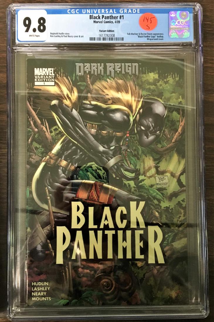Black Panther #1 CGC 9.8 w/ WHITE Pages - Variant Cover (1 of 1)