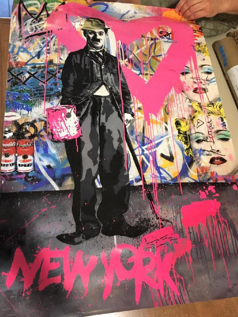 Mr.Brainwash Original Art Poster Print signed by Mr. (1 of 3)