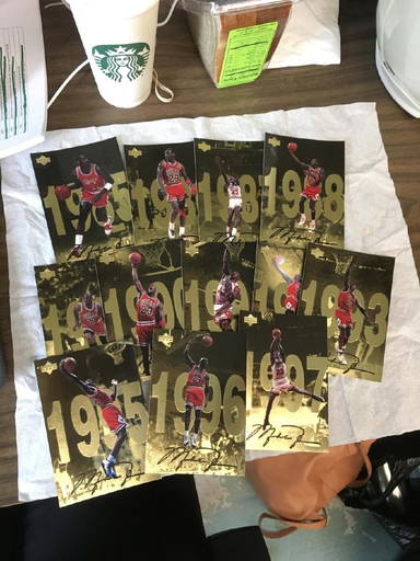 Michael Jordan Gatorade Cards Unpacked